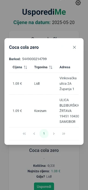 Usporedi Me Screenshot 3