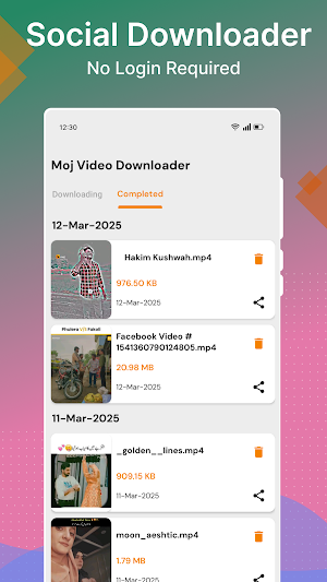 Moj Video Downloader Screenshot 1