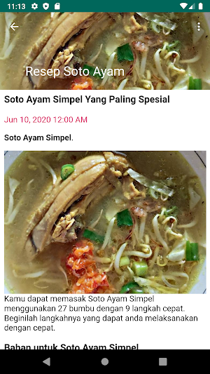 500+ Resep Soto Ayam Screenshot 1
