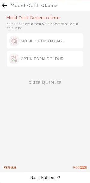 Model Optik Okuma Screenshot 0