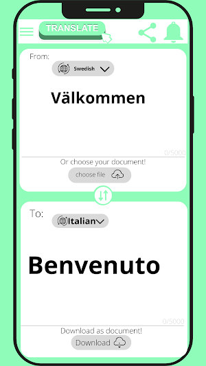 Italian - Swedish Translator Screenshot 1