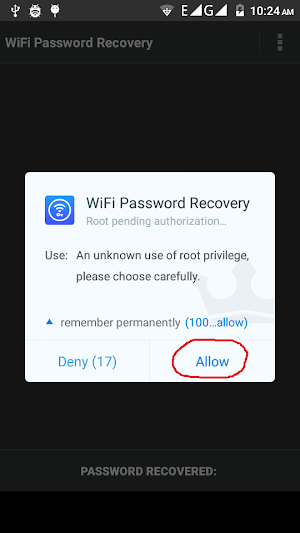 WiFi Password Recovery Screenshot 0