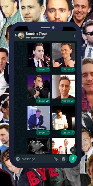 Tom Hiddleston GIF Stickers Screenshot 0