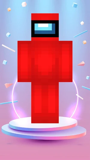Among Us Skin for Minecraft Screenshot 0