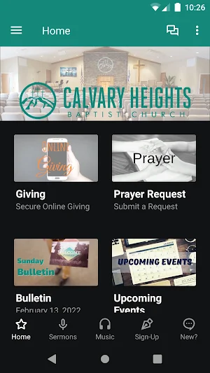 Calvary Heights Baptist Church Screenshot 0