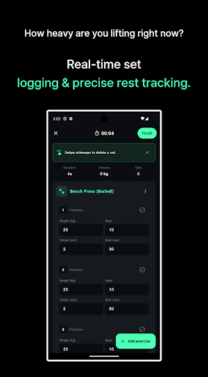 Tempo Beat - Rep & Set Counter Screenshot 2