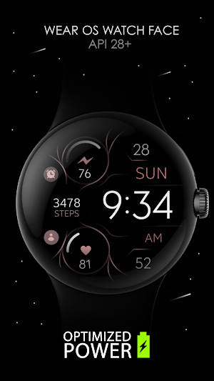 Rose Gold Elegant 2 watch face Screenshot 0