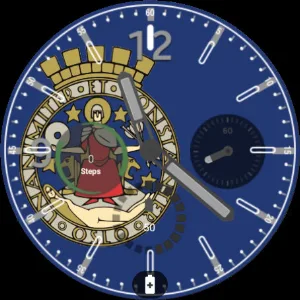 Oslo Flag Watchface Screenshot 1