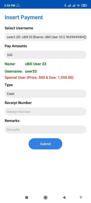 ISP Cloud Billing Screenshot 1