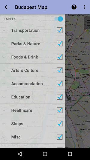 Budapest Offline City Map Screenshot 1