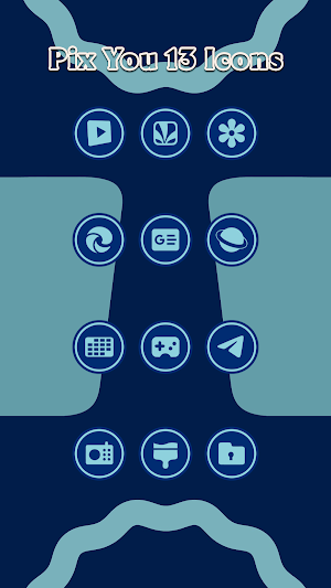 Pix You 13 Sapphire Icons Screenshot 2