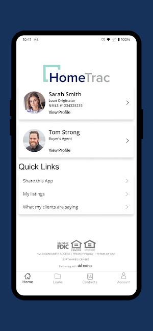 HomeTrac: Mortgage Portal Screenshot 0