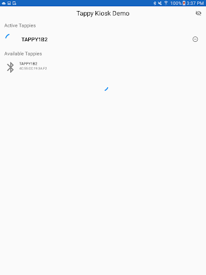 TappyBLE Heartbeat External NFC (Kiosk Mode) Screenshot 1