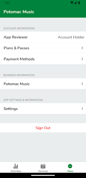 Potomac Music Screenshot 3