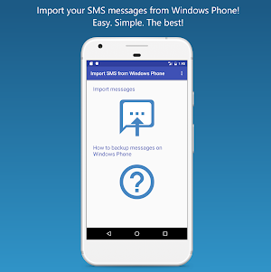Import SMS from Windows Phone Screenshot 0