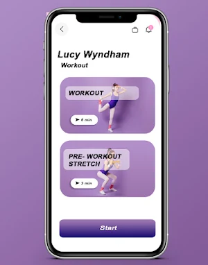 lucy wyndham workout app Screenshot 0