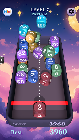 Merge Shot 2048 3D Screenshot 1