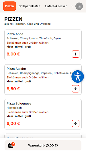Atscher Imbiss bei Tasso Screenshot 2