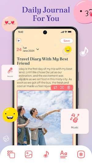 Daily Journal: My Secret Diary Screenshot 1