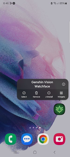 Genshin Vision Watch Face Screenshot 2