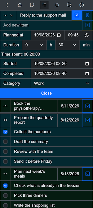 OpenHabitTracker Screenshot 3