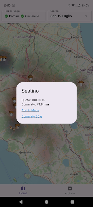 Funghi Toscana Oggi Screenshot 2