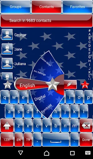 Independence Day Go Keyboard t Screenshot 0