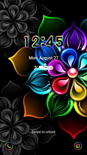 Rainbow Mandala - Wallpaper Screenshot 1