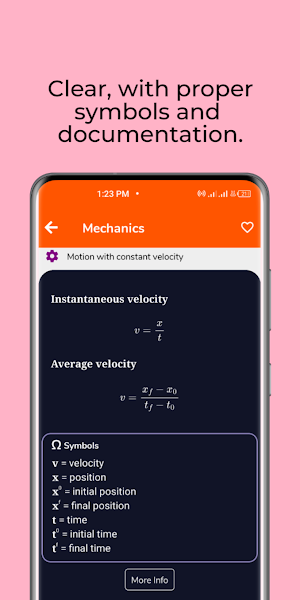 Formula Dictionary Screenshot 1