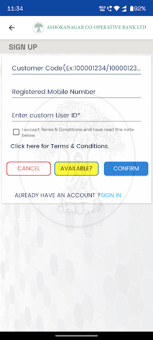 Ashokanagara Co-Operative Bank Screenshot 1