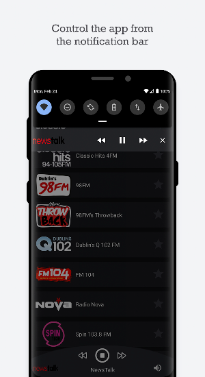 Irish radio stations Screenshot 1