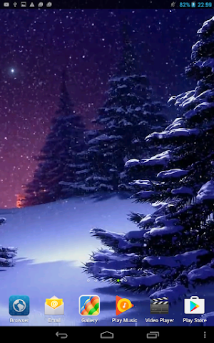 Christmas Tree Video Wallpaper Screenshot 0