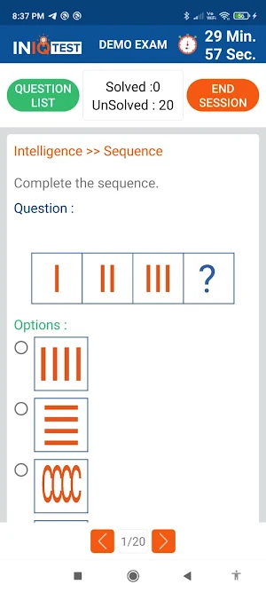 ISE EXAM Screenshot 1