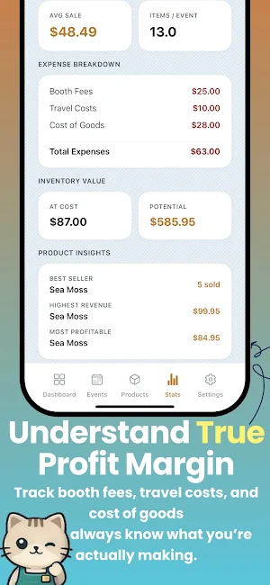 VendStats: Profit Tracker Screenshot 2