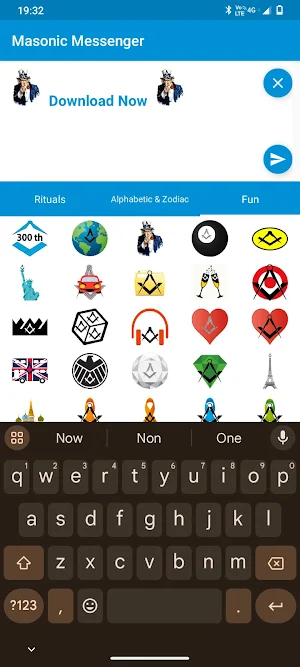 Masonic Messenger Screenshot 1