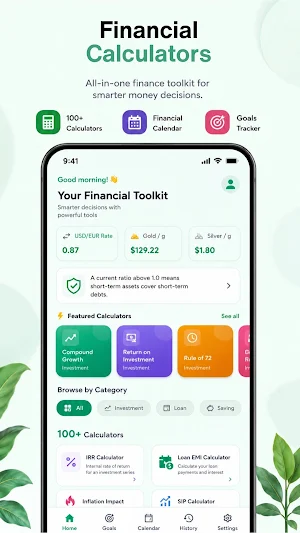 Financial Calculators + Screenshot 0
