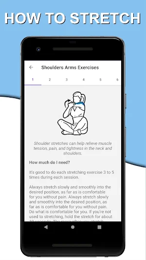 Stretching Exercises Screenshot 3