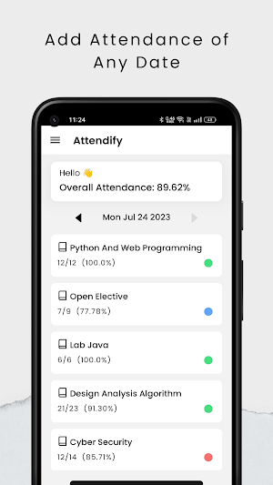 Attendify - Attendance Tracker Screenshot 0