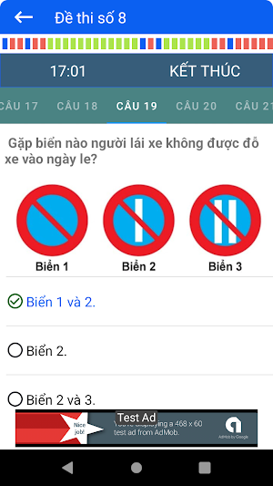 Bộ đề 600 câu ôn thi GPLX Screenshot 1