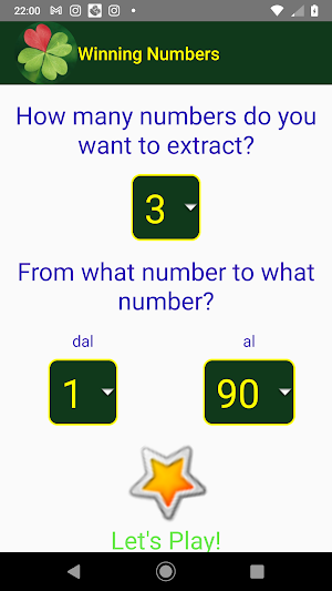 My Winning Numbers Screenshot 0