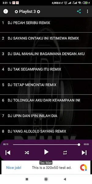 Dj Oh sayang ngana ini offline Screenshot 2