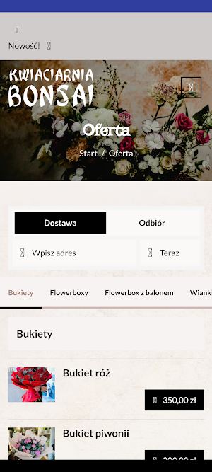 Kwiaciarnia Bonsai Siedlce Screenshot 0