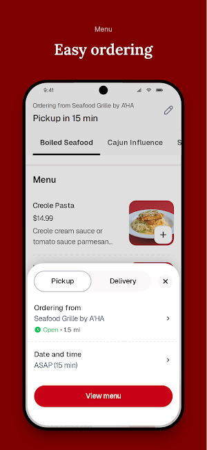 Seafood Grille Screenshot 2