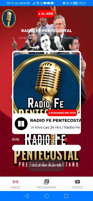 Radio Fe Pentecostal Screenshot 2