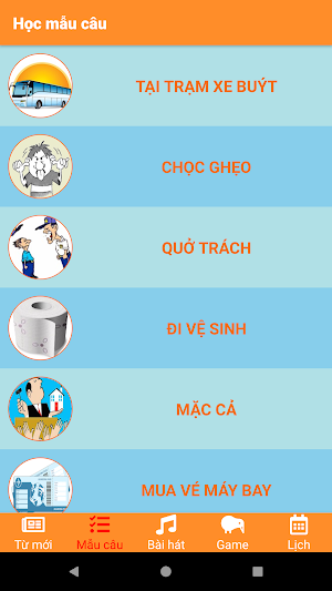 Học tiếng anh - học ngoại ngữ Screenshot 3