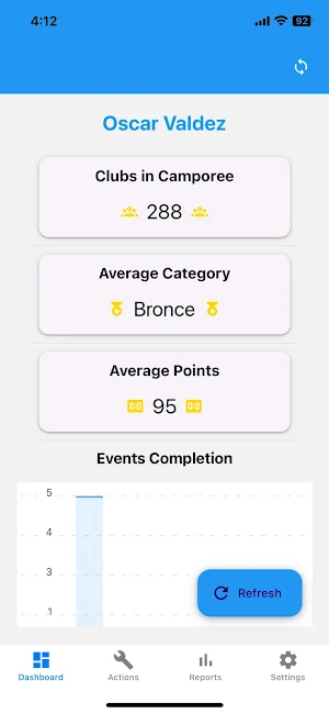 eClub App Screenshot 1