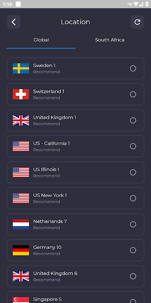 South Africa VPN: Easy VPN App Screenshot 3