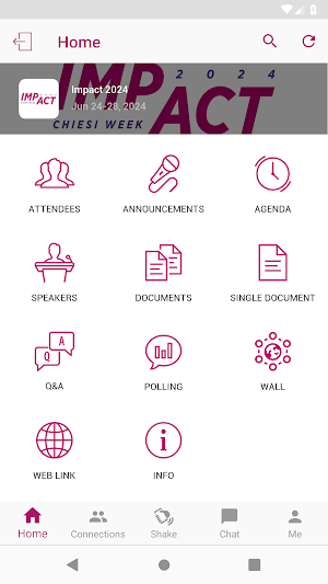 Chiesi Events Screenshot 2
