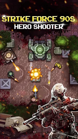 Strike Force 90s : Hero Shooter - War Machines Screenshot 0