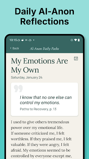 Al-Anon Daily Paths Screenshot 1